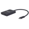 Adapter Splitter Usb-C Na 2X Displayport 4K Z Mst Hub 152952