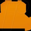 2002-2292 End plate for series 2002 double-deck, orange