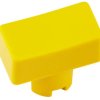 Cap, rectangular, (L x W x H) 12.5 x 6.5 x 5.3 mm, black, for short-stroke pushbutton Multimec 5E and Multimec 5G, 1PS09