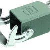 Grommet housing, size 3A, zinc die casting, PG13.5, straight, longitudinal bow locking, IP44/IP65/IP67, 09200030102