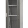 Szafa ramowa stojąca EmiterNet Top, 32U, wym. 600X600x1540 (szer. x gł. x wys. mm), drzwi blacha/szkło w komplecie panel 2 wenty