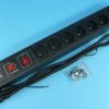 16A LISTWA RACK 19' 7xGN+WYŁ.+BREAKER