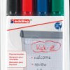 4-383-4 Flipchart marker/four colours/1.0 - 5.0 mm