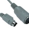 Kabel Kvm, Dł. 150Mm - Wtyk 6-Stykowy Mini Din - Żeńskie 5-Stykowe Złącze...