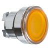 Przycisk płaski pomarańczowy samopowrotny LED metalowy typowa bez oznaczenia ZB4BW353 SCHNEIDER ELECTRIC