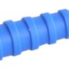 Cable grommet, cable Ø 4.6 to 5.4 mm, RG-58C/U, 0.6/2.8-4.7, L 44.5 mm, plastic, blue, 100001211