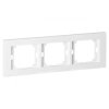 Ramka potrójna Onyx, Ra-3O, biały