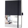 Sigel CO121 CONCEPTUM® Notebook Squared Black No. of sheets: 97 A5