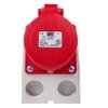 Gniazdo KOMBI z rozłącznikiem 0-1 M25 16A 5P 400V czerwone IP44 915-6w