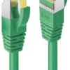 kabel LAN LINDY 47647, 1 szt., RJ45, CAT 6a, S/FTP, 1.00 m, zielony