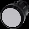 3SU1000-0AB80-0AA0 SIRIUS ACT pushbutton, Ø 22 mm, grey