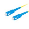 PATCHCORD ŚWIATŁOWODOWY SM SC/UPC-SC/UPC SIMPLEX 3.0MM LSZH G657A1 5M ŻÓŁTY LANBERG