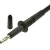 Końcówka pomiarowa; 20.157.2; czarny; 4mm; wtykany (gniazdo bananowe 4mm); 32A; 1000V; 104,5mm; bezpieczny; mosiądz niklowany; P