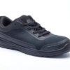 Trainer Shoe Black Lace Up Non Metallic
