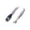 Phoenix Contact 1518229 SAC Cable 5m Violet PUR M12-SPEEDCON Shielded