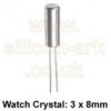 Crystal 32.768KHz (3x8mm watch crystal) - AEL