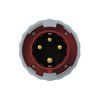 Złącze przemysłowe - zasilające 63A Wtyczka 415 V 3P+E Amphenol Industrial Czerwony IP67, IP69