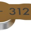 Ogniwo guzikowe ZA 312 Varta Hearing Aid Batteries 312 Bli 6 1.4 V 6 szt. cynkowo-powietrzne