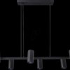 ELED300220 LED pendant light fixture, black, ALU, six lamps, GU10 lamp hold