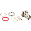 TNC panel socket 50 Ω, RG-174, RG-188, RG-316, LMR-100A, Belden 7805A, RG-174LL, crimp connection, straight, 031-2318-RFX