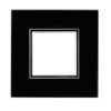 DANTE Ramka 1 pojedyncza czarny chrom 4509181 KOS