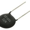 Termistor NTC; zabezpieczający; NTC10D-20; 10ohm; 6A; przewlekany (THT); fi 20mm; 12mm; -55...+200°C; RoHS