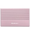 Qoltec Aluminiowa Obudowa Kieszeń na dysk SSD HDD 2.5 SATA USB 3.0 Super speed 5Gb/s 2TB Różowy