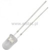 LED 5mm niebieska clear; 15mA 12V