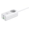 Ładowarka sieciowa USB-A 2xUSB-C PD 65W + Gniazdo 230V eXtremeStyle TC65C