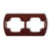 Trend Ramka Pozioma Podwójna Brązowy 4Rh-2