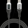 85409 Sync & charging cable, USB-C, 100 W, power indicator, 2.0 m