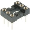 Podstawka DIL 2.54mm Pitch 7.62mm Row Spacing 6-pinowe, Przewlekany Toczony Pin, 1A Preci-Dip