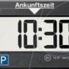 3011 KFZ - Electric parking disk PARK Mini, black