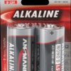 1514-0000 Red, alkaline battery, D (Mono), 2 pcs.