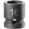 Facom NSS.16A 6-Point Stubby Impact Socket 1/2in Drive 16mm