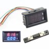 100V DC Voltmeter + 50A Ammeter Ampere Meter 0.28