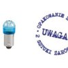 Ba9s LED 12V niebieska 3xLED Bosma 2977