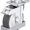 Blickle 909240 L-POTH 125KA-FI-FS Rolka obrotowa z blachy stalowej Średnica koła: 125 mm Maksymalne obciążenie: 250 kg 1