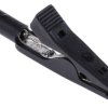 Zacisk krokodylkowy 5A izolowany 4mm Czarny Hirschmann Test & Measurement