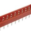 TRU COMPONENTS 1589896 Obudowa złącza pin męskiego na PCB D28e-12 BT6-G, wire-to-board, piny: 12, 1 A, 1 szt.