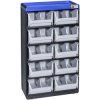 Allit 464630 VarioPlus Pro Small Parts Container 300x525x165mm Black/Grey