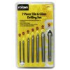 Rolson 48902 7pc Glass & Tile Drill Bit Set