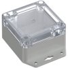 TRU COMPONENTS TC-13865220 Encl. Light grey Transparent ABS-PC 106.5x76.5x45mm