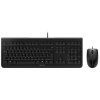 CHERRY JD-0800GB-2 DC 2000 Corded Keyboard & Mouse Set, Black, USB (QWERTY - UK
