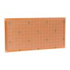Płytka uniwersalna 13 x 25 cm, jednostronna, raster 2,54 mm, czerwona, PU18