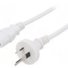 SN27-3/10/3WH Kabel: 3x1mm2, AS/NZS 3112 (I) wtyk,IEC C13 żeński, 3m, 10A