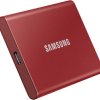 Dysk zewnętrzny SSD Samsung Portable T7 MU-PC500R/WW 500 GB USB 3.2 Gen 2 czerwony