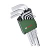 Bosch 1600A032V1 Allen wrench set durable steel for varied tasks
