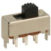 Przełącznik; suwakowy; SS-22F07; ON-ON; do lutowania; R=4,0mm; 2 pozycje; 2 tory; 17,1mm; 7,4mm; 8,7mm; 4mm; 0,1A; 24V DC; bez m