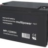 Akumulator ołowiowy multipower MPL12265H 149755, AGM, 12 V, 65 Ah